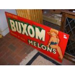 A Buxom Melons advertising board