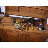 A selection of collectables including die cast veh