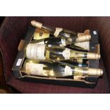 Selection of vintage bottles of wine, including Fr
