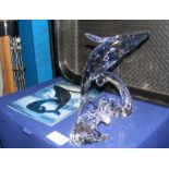 A Swarovski crystal Paikea Whale - with Certificat