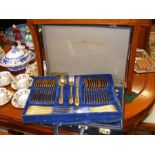 A Bestecke Solingen set of cutlery in briefcase
