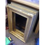 Two old gilt picture frames