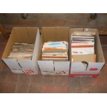 Three boxes of 45rpm records