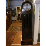A 1930's oak cased Grandfather clock