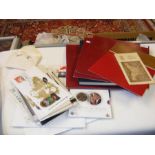 Various collectable stamp and coin sets