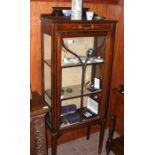 A small Edwardian display cabinet