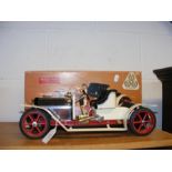 A boxed Mamod steam car