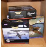 Five Corgi Aviation Archive model fighter planes
