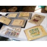 Two albums of collectable 1930s cigarette cards, including Players 1936 Motor Cars and Wills 1936 Ra