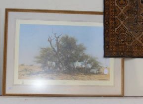 A Limited Edition print entitled 'Arabian Oryx' by
