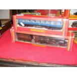 A boxed Hornby locomotive and tender, together wit