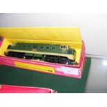 A boxed Hornby 00 electric locomotive