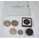 Selection of collectable coinage, including 1887 s