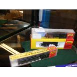 Three boxed Hornby Minitrix N gauge locomotives