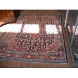 A Middle Eastern carpet with geometric border - 19