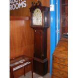 A 19th century eight day Grandfather clock, having