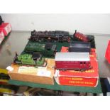 A selection of 00 gauge locomotives, wagons etc.