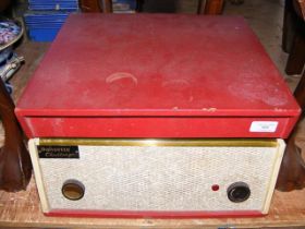 A vintage Dansette Challenge record player