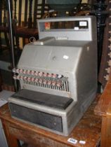 A vintage Universal till register