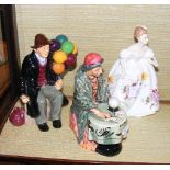 Three Royal Doulton figures including 'Fortune Tel