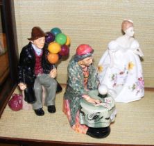 Three Royal Doulton figures including 'Fortune Tel
