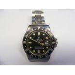 A 1970's gents Rolex stainless stell GMT - Master