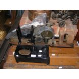 An antique Addressamite iron and steel printer