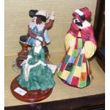 Three Royal Doulton figures including 'The Parsons