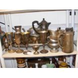 Assorted silver plate