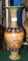 A Royal Doulton stoneware vase by Hannah Barlow,
