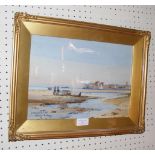 THOMAS SIDNEY - watercolour of Yarmouth, framed an