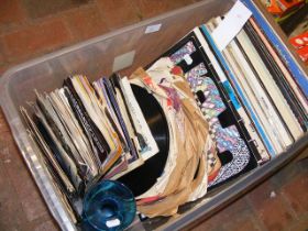 Various collectable LP's and singles together with