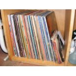 A quantity of vinyl records - LP's and singles