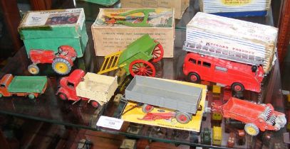 Vintage Dinky and other die cast model vehicles