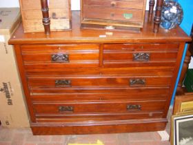 A chest of two short and two long drawers - width