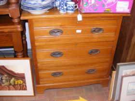 A chest of drawers - width 84cm