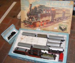 A boxed Marklin locomotive, together with other Ma