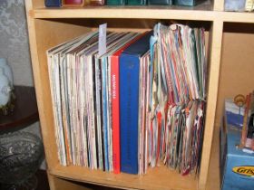 Vinyl records, including LP albums and singles