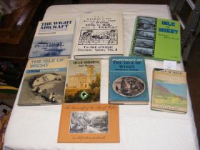 A selection of Isle of Wight books signed by the A