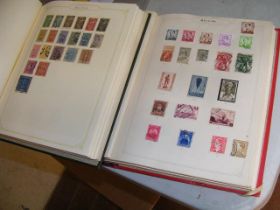 An album containing European and World stamps and