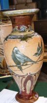 A Royal Doulton stoneware vase by Florence Barlow,