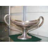 An attractive two handled pierced basket - 36cms w
