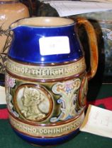 A Royal Doulton stoneware commemorative jug - The