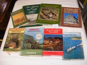 A selection of volumes relating to The Isle of Wig