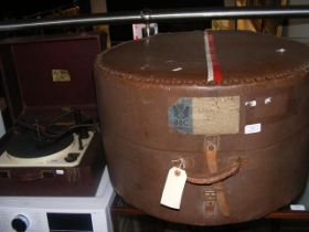 A vintage BBC base drum case, together with a Mona