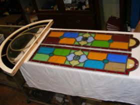 A quantity of stained glass