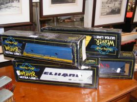 A boxed Weaver Ultra Line electric 0 gauge locomot