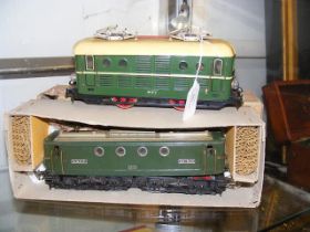 A boxed Jep 0 gauge electric locomotive tram and o
