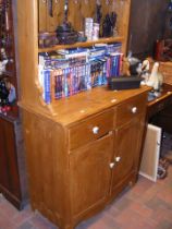A pine kitchen dresser - width 98cm