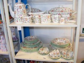 Minton 'Haddon Hall' pattern tea and table ware -